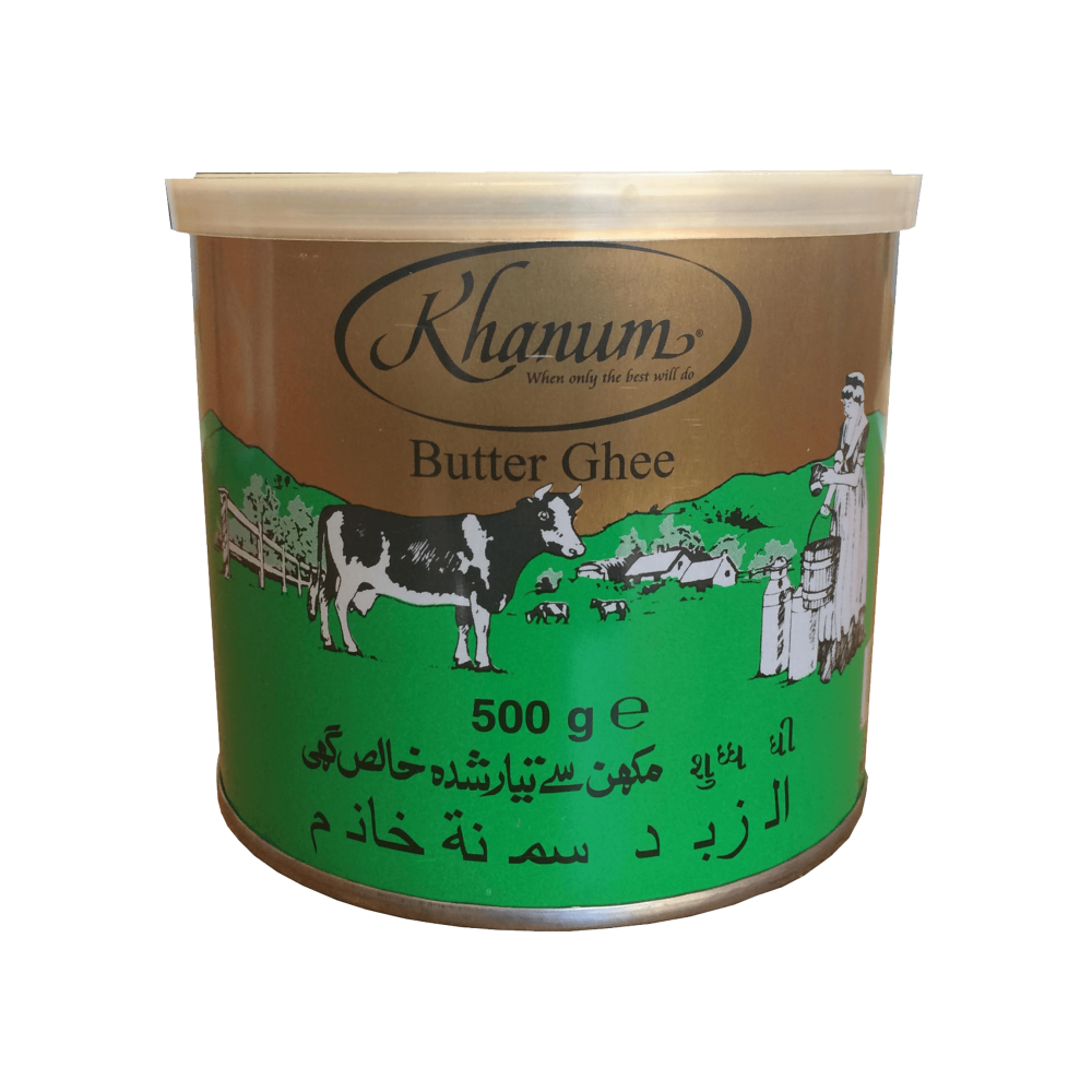 Ittrade - Khanum Butter Ghee 12 x 500 g - Europa G. Bretagna